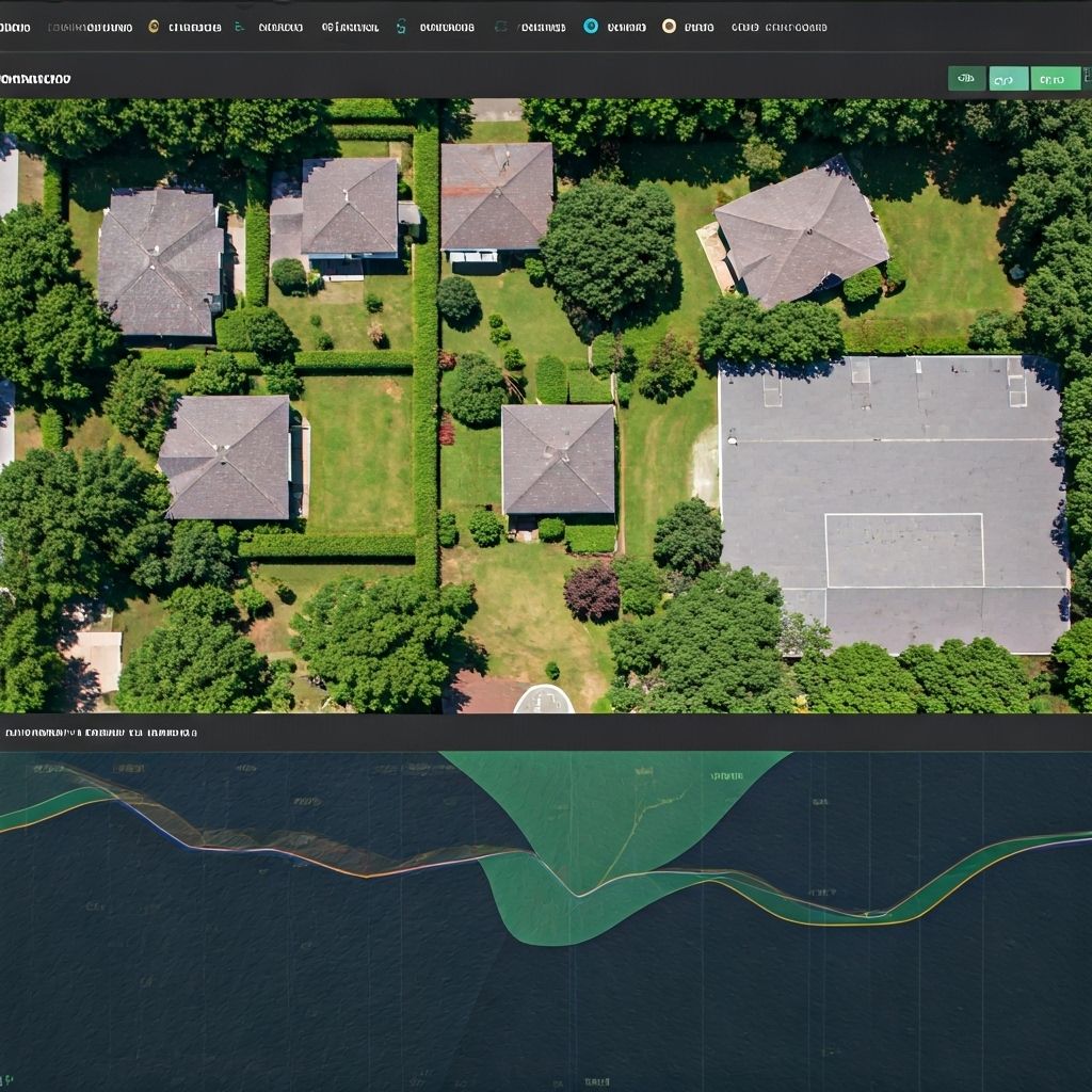 Satellite Property Analysis Dashboard